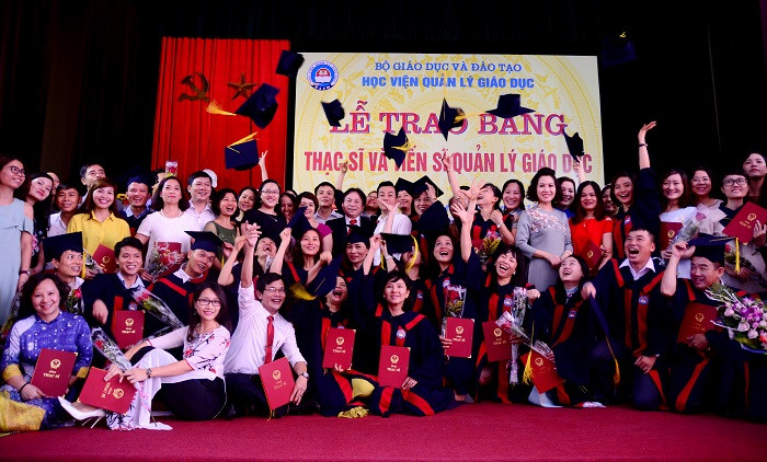 Các tân Thạc sĩ, Tiến sĩ Quản lý giáo dục của Học viện Quản lý giáo dục năm 2017