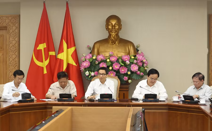 Buổi làm việc diễn ra dưới sự chủ trì của Phó Thủ tướng Chính phủ Vũ Đức Đam