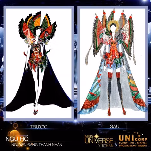 Mẫu thiết kế: Ngũ hổ của Nguyễn Đặng Thanh Nhàn Mẫu thiết kế: Ngũ hổ của Nguyễn Đặng Thanh Nhàn