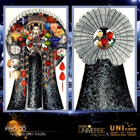 Mẫu thiết kế: Phố cổ của Nguyễn Đình Thuận Mẫu thiết kế: Phố cổ của Nguyễn Đình Thuận