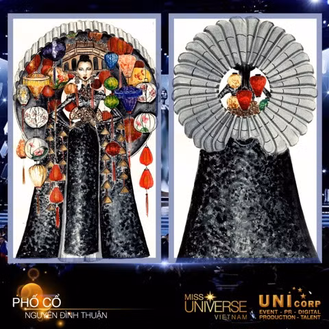 Mẫu thiết kế: Phố cổ của Nguyễn Đình Thuận Mẫu thiết kế: Phố cổ của Nguyễn Đình Thuận