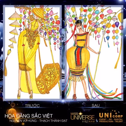 Mẫu thiết kế Hoa đăng sắc Việt của Nguyễn Vũ Hùng, Thạch Thành Đạt Mẫu thiết kế Hoa đăng sắc Việt của Nguyễn Vũ Hùng, Thạch Thành Đạt