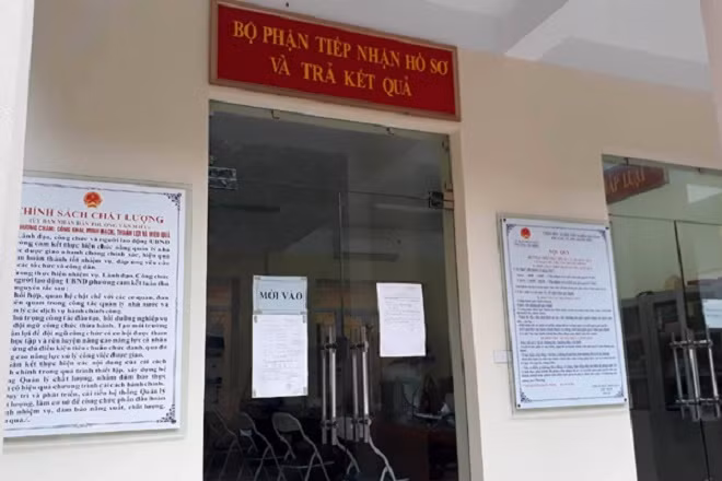 Bộ phận một cửa phường Văn Miếu, Hà Nội