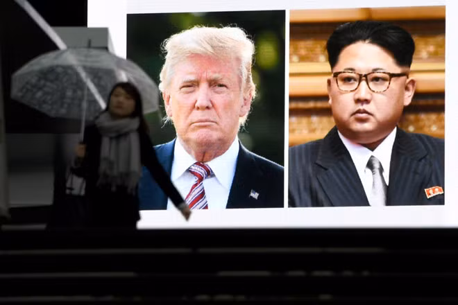 Cuộc gặp giữa ông Trump và ông Kim dự kiến diễn ra vào tháng 5 nhưng địa điểm vẫn chưa tiết lộ. Ảnh: AFP.