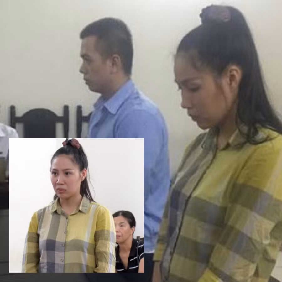 Ảnh: Bị cáo Phan Thị Mạnh Khương tại toà.