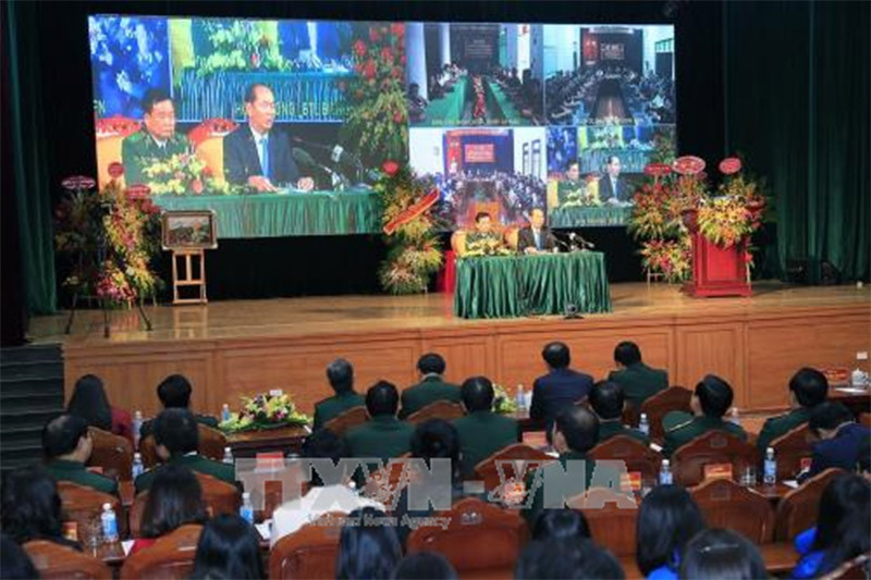 Chủ tịch nước nói chuyện trực tuyến với các cán bộ, chiến sĩ đồn Biên phòng, A Pa Chải, tỉnh Điện Biên; đồn Biên phòng Bờ Y, tỉnh Kon Tum; đồn Biên phòng Hòn Chuối, tỉnh Cà Mau