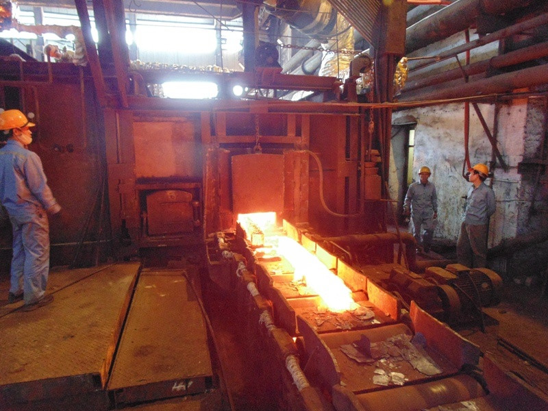 Công ty CP Luyện Cán thép Gia Sàng ra lò mẻ thép cán đầu tiên sau 4 năm ngừng sản xuất. Ảnh: theo Đài Phát thanh - Truyền hình Thái Nguyên Công ty CP Luyện Cán thép Gia Sàng ra lò mẻ thép cán đầu tiên sau 4 năm ngừng sản xuất. Ảnh: theo Đài Phát thanh - Truyền hình Thái Nguyên