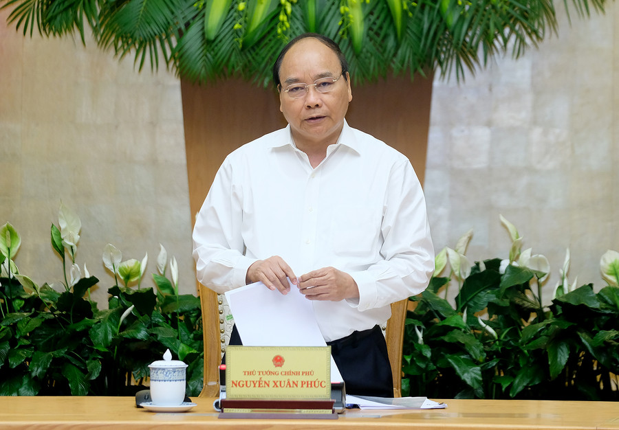 Thủ tướng phát biểu tại phiên họp Chính phủ thường kỳ tháng 5/2018. Ảnh: VGP Thủ tướng phát biểu tại phiên họp Chính phủ thường kỳ tháng 5/2018. Ảnh: VGP