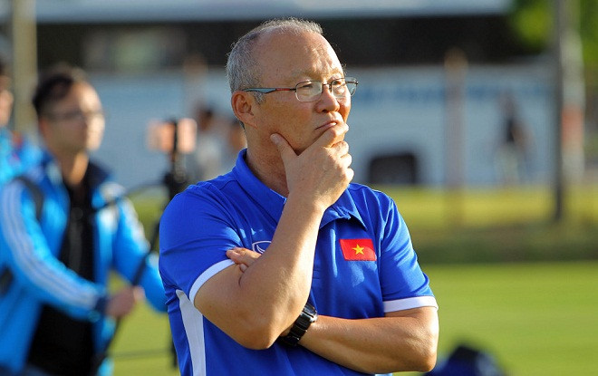 Trăn trở với các học trò của HLV Park. Trăn trở với các học trò của HLV Park.