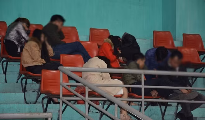 Các đối tượng bị bắt giữ tại Cơ quan chức năng, ảnh: QTV