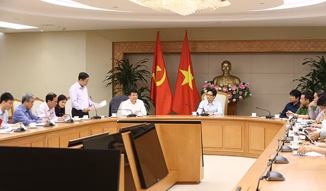 Toàn cảnh cuộc họp. Ảnh: VGP/