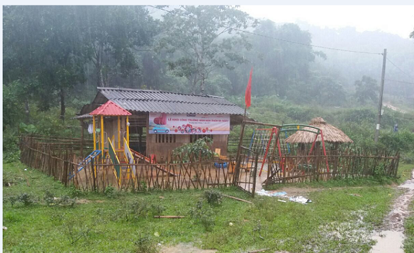 Điểm trường Ba Ngày trong mùa mưa