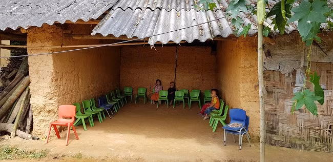 Điểm trường Nà Mu hiện nay Điểm trường Nà Mu hiện nay