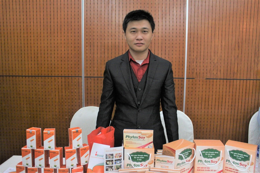 Một số sản phẩm được trưng bày tại Hội thảo