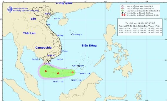 Cảnh báo mưa rào và dông mạnh kèm lốc xoáy, vòi rồng