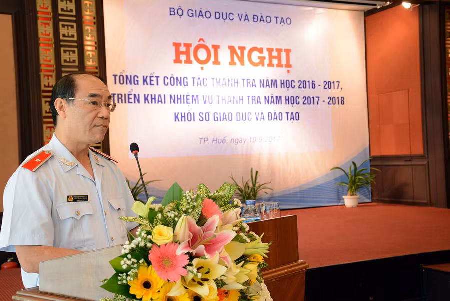 Chánh Thanh tra Bộ GD&ĐT - ông Nguyễn Huy Bằng