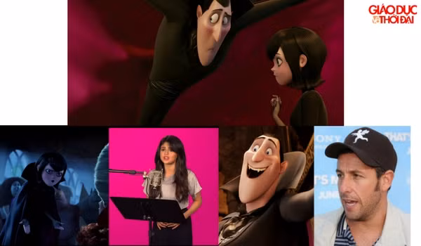 Adam Sandler lồng tiếng cho Dracula & Selena Gomez lồng tiếng cho cô con gái Mavis Adam Sandler lồng tiếng cho Dracula & Selena Gomez lồng tiếng cho cô con gái Mavis