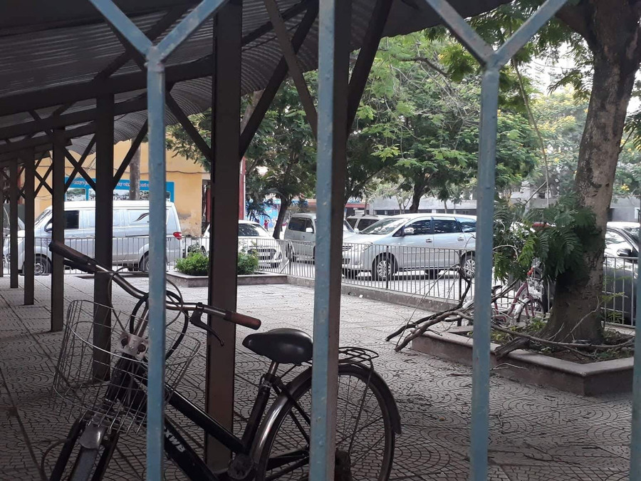 Một góc sân trường tiểu học Ngọc Lâm