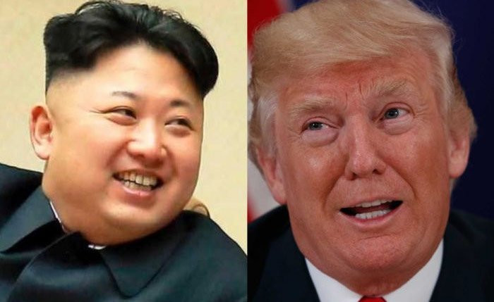 Nhà lãnh đạo Triều Tiên Kim Jong-un và Tổng thống Mỹ Donald Trump. Nhà lãnh đạo Triều Tiên Kim Jong-un và Tổng thống Mỹ Donald Trump.