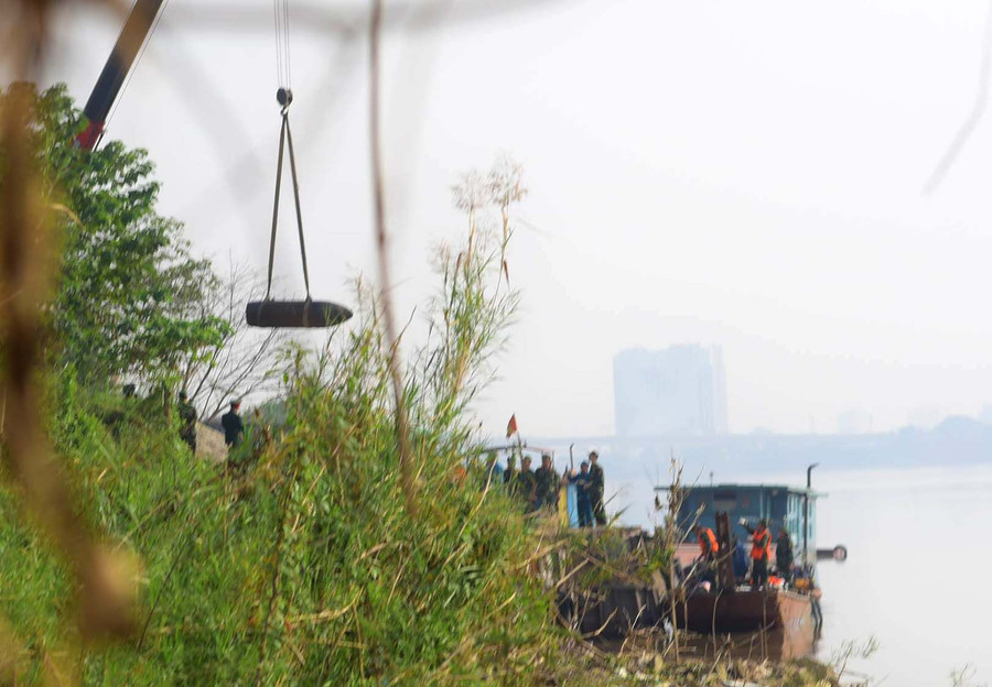 Quả bom đã được đưa lên bờ an toàn Quả bom đã được đưa lên bờ an toàn