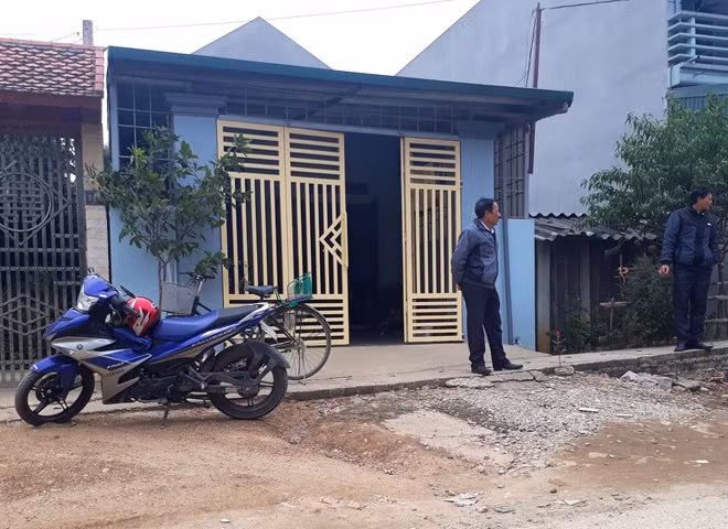 Ngôi nhà nơi bé gái bị bắt cóc.