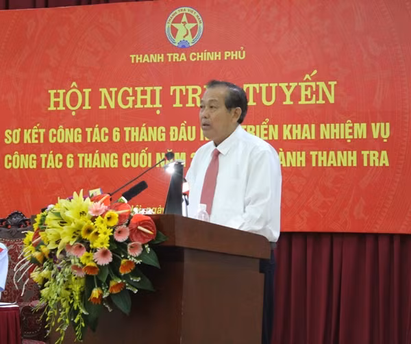 Phó Thủ tướng Thường trực Chính phủ Trương Hòa Bình phát biểu chỉ đạo tại Hội nghị