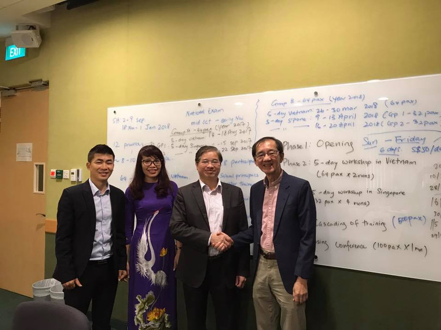 GS.TS. Phạm Quang Trung dẫn đầu đoàn công tác thuộc Học viện Quản lý giáo dục (Việt Nam) tới thăm và làm việc với Học viện Giáo dục Quốc gia Singapore GS.TS. Phạm Quang Trung dẫn đầu đoàn công tác thuộc Học viện Quản lý giáo dục (Việt Nam) tới thăm và làm việc với Học viện Giáo dục Quốc gia Singapore