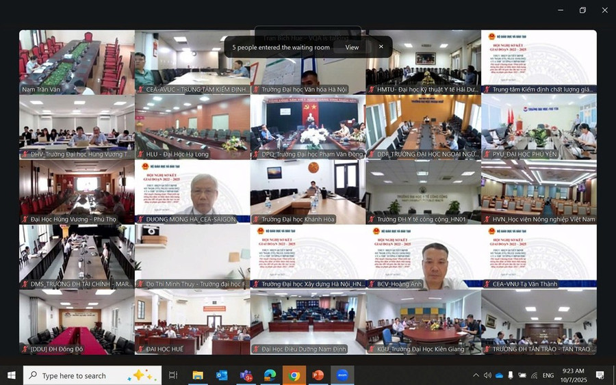 Hội thảo tổ chức trực tuyến tại hơn 400 điểm cầu.
