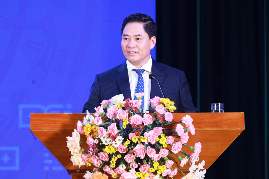 PGS.TS. Bùi Hữu Toàn, Chủ tịch Hội đồng Học viện Ngân hàng phát biểu. 5404542a-5d3f-4be8-bdde-f3ac92fe0a1c.jpg