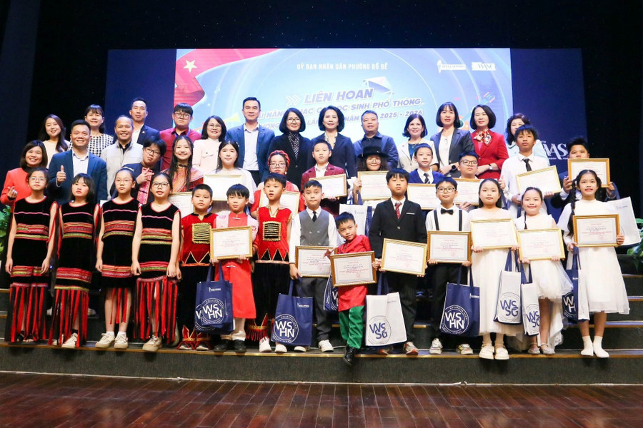 UBND phường Bồ Đề tổ chức Liên hoan Tài năng Nhạc cụ học sinh phổ thông lần thứ I tại Trường Phổ thông Liên cấp Song ngữ Quốc tế Wellspring Hanoi.