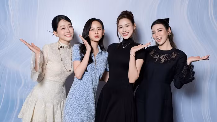 Hoa hậu Đỗ Thị Hà rạng rỡ đọ sắc cùng dàn người đẹp