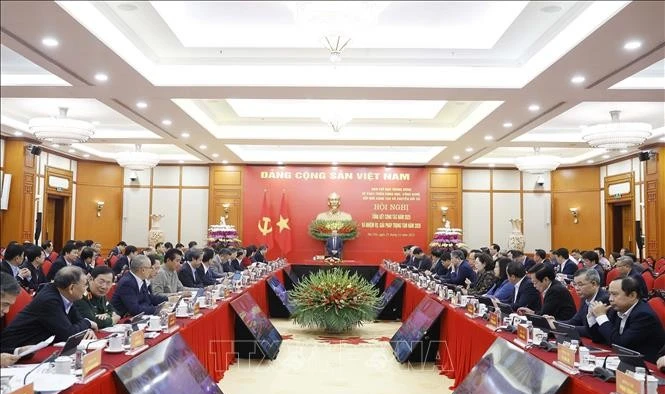 Tổng Bí thư Tô Lâm phát biểu chỉ đạo. Ảnh: Thống Nhất/TTXVN