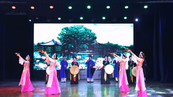 Dân ca Quan họ Bắc Ninh. Ảnh: Bảo Anh. 