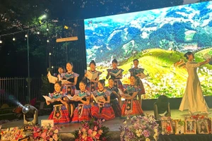 Các cô giáo mầm non dự thi tài năng trong đêm Gala Teachers Shine Bright.