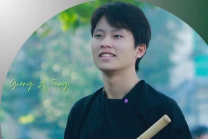 Giàng A Tùng, sinh viên Trường Đại học Sư Phạm Hà Nội. Ảnh NVCC.