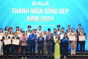 20 gương thanh niên tiêu biểu năm 2024.