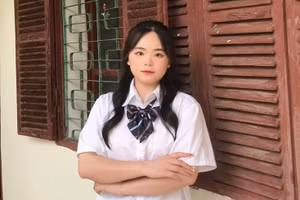 Hoàng Bảo Ngọc - học sinh Trường THPT Dân tộc Nội trú tỉnh Lạng Sơn (Lạng Sơn). Ảnh NVCC.