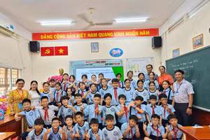 Học sinh tiểu học tham gia khảo sát chính thức của chương trình SEA-PLM. 