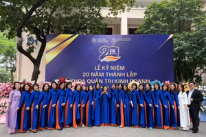 Tâp thể Khoa quản trị Kinh doanh, Học viện Ngân hàng.