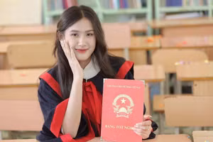 Lường Thị Thư đạt tổ hợp C00 đạt 28 điểm.