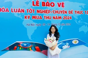 Tô Ngọc Hà, sinh viên ngành Logistic và Quản lý, Đại học Kinh tế Quốc dân. Ảnh NVCC.