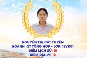 Nguyễn Thị Cát Tuyền, học hệ 9+, Trường Cao đẳng Viễn thông (TP. HCM ). 