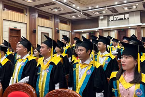 Quang cảnh buổi lễ.