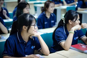 Sinh viên Trường Cao đẳng Nghề Hoa Sen, TP.HCM.