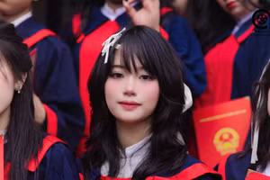 Vi Lương Mai - học sinh Trường Phổ thông DTNT tỉnh Nghệ An. Ảnh NVCC.