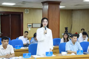 Hoa hậu Lương Thùy Linh, Hoa hậu Thế giới Việt Nam 2019 chia sẻ tại Hội nghị.