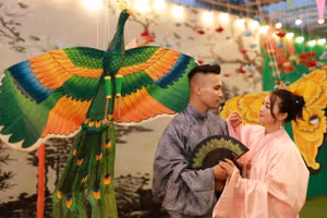 Không gian "Cánh Diều Tuổi Thơ" giúp tìm lại ký ức tuổi thơ của mỗi người. 