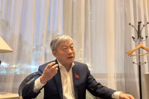 Ông Trần Thanh Hải - Hiệu trưởng Trường Cao đẳng Viễn Đông. Ảnh NC.