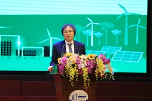 PGS.TS Nguyễn Cảnh Thái – Phó hiệu Trưởng Trường ĐH Thuỷ lợi phát biểu.