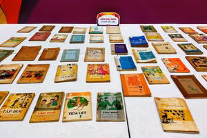 SGK của NXBGDVN được xuất bản giai đoạn 1957-1980. Ảnh: NXBGDVN.